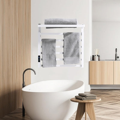 Chauffe serviette electrique - AluminumElectricTowelRack™ - Blanc