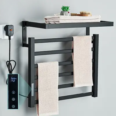 Chauffe serviette electrique - AluminumElectricTowelRack™ - Noir