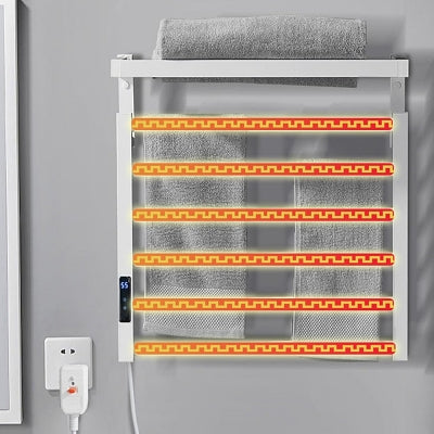 Chauffe serviette electrique - AluminumElectricTowelRack™ - Blanc