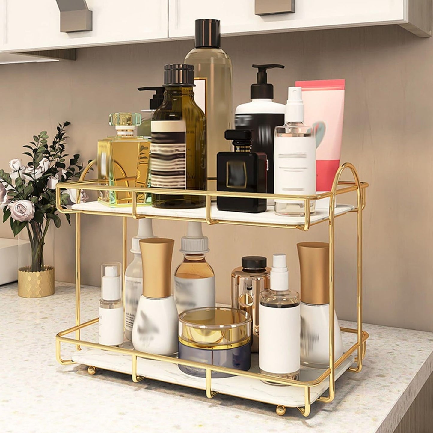 Étagère de Rangement - AquaShelfOrganizer™ - Blanc
