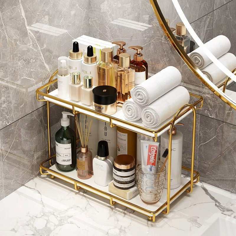 Étagère de Rangement - AquaShelfOrganizer™ - Blanc