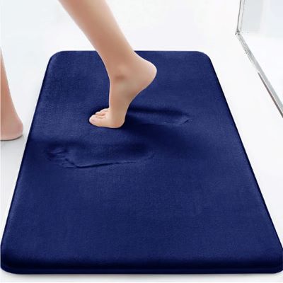 Tapis de bain doux fin douche tapiscoeur