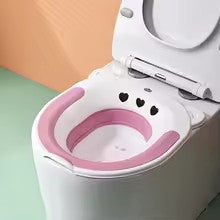 bain de siege rose blanc bienetrebain