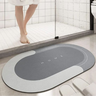 tapis antiderapant salle de bain ovale sorti douche lunetapis