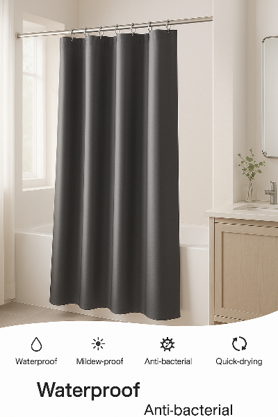 Caracterisitique Tissu Rideau salle de bain impermearid