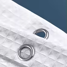 Douche Rideau Anti-Moisissure Texturé | Zenrid