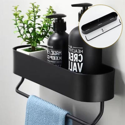 Douche-etagere-noir-avec-produit-serviette-eleganceetage