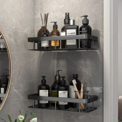 étagère de douche gris double designultim