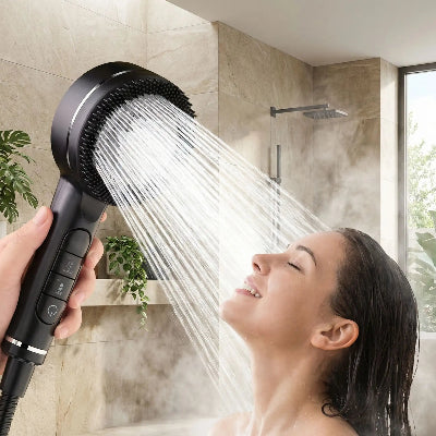 Pommeau de douche economique femme douche ecoloflow