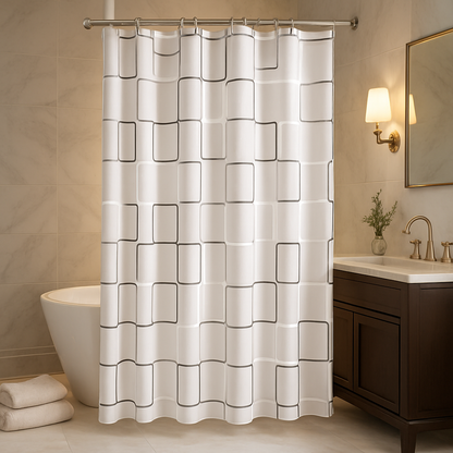 Rideau pour douche transparent ModernPEVA