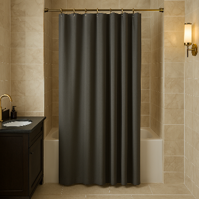 Rideau salle de bain cote baignoire impermearid