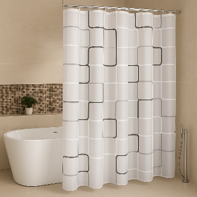 Rideau pour douche couvrant bain ModernPEVA