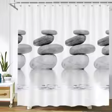 Rideaux pour douche avec suite galet RideauPremium