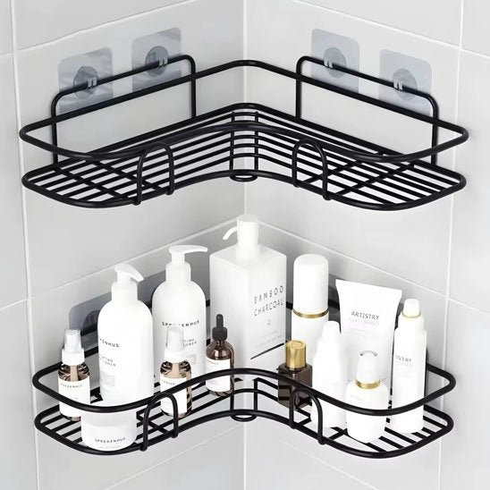 Etagère de douche double etage