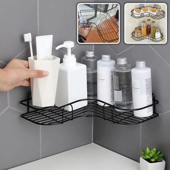 Etagère de douche remplis produit