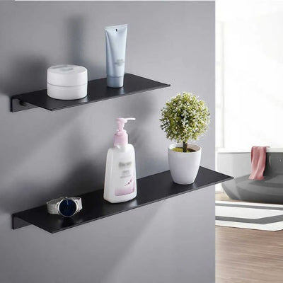 Etagere douche douche noir mat double organiseclasse