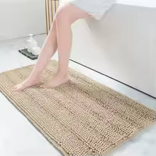 grand tapis de bain beige tapislarge
