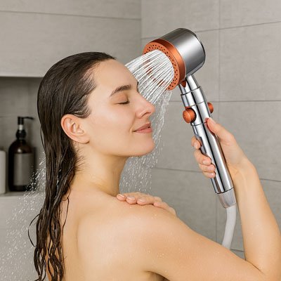 Pommeau de douche filtrant