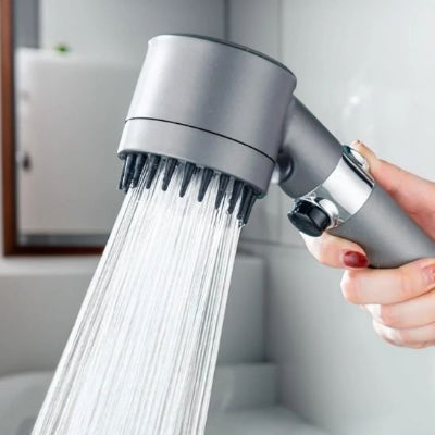 Pommeau douche montrant puissance jet eau eco-spa