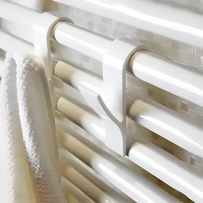 porte serviette salle de bain sans percer vue face sur radiateur utilitedesign 