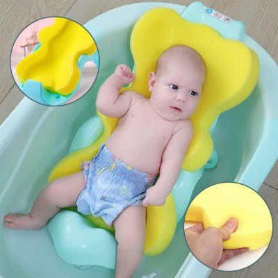 Siege de bain bebe jaune-vu-face-SecuriteConfort