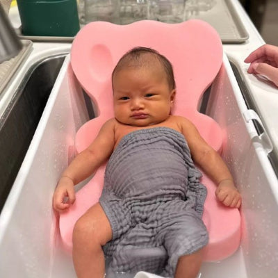 Siege de bain bebe rose fin douche SecuriteConfort