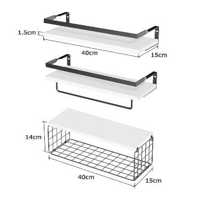 Étagère-pour-salle-de-bain-blanche-BoisMetalElegance
