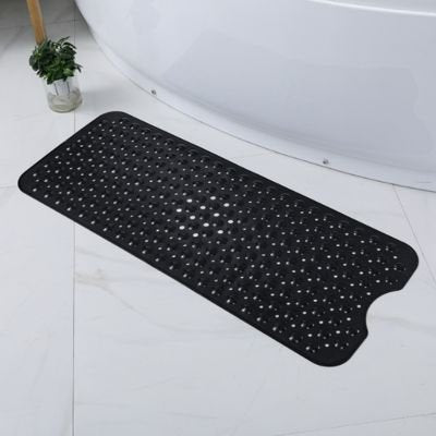 Tapis de bain antidérapant noir UltraSafe